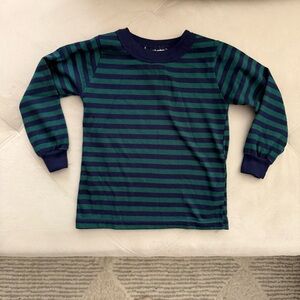 Garanimals Navy and Green Striped Long Sleeve Tee